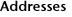 WTR-PTC Addresses